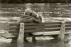 Caught in flood